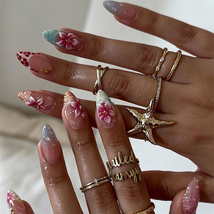 Luxury Nail Art Set with Galactic Designs Kalsten