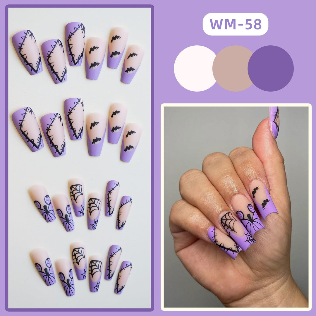 Holiday-Themed Press-On Nail Art Kalsten