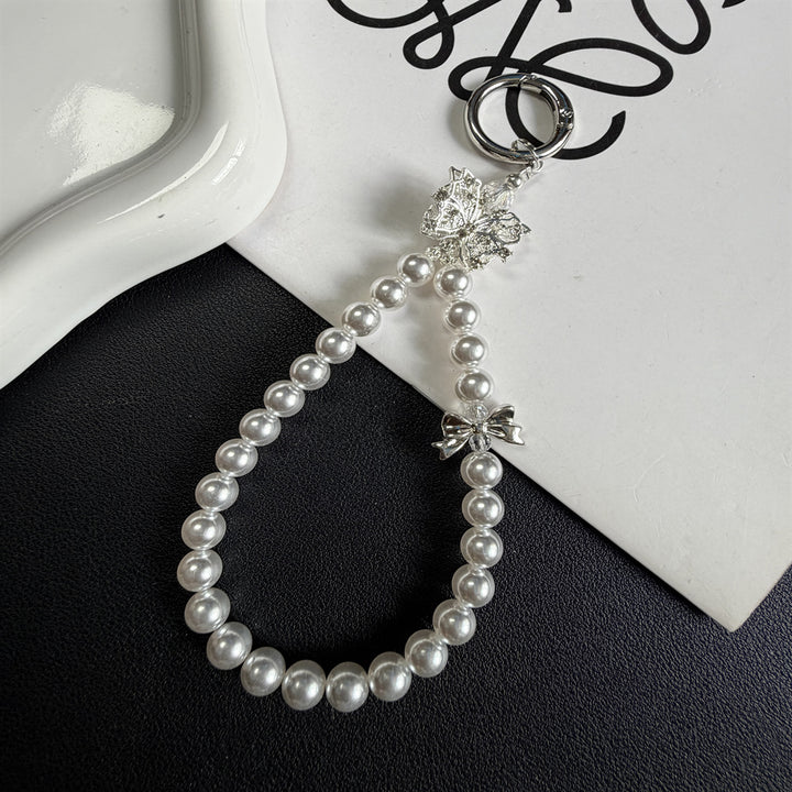 Elegant Pearl Keychain Holder Kalsten