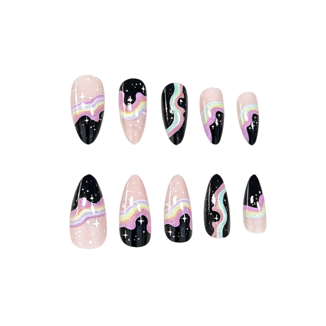 Cosmic Gradient Nail Art Enhancements Kalsten