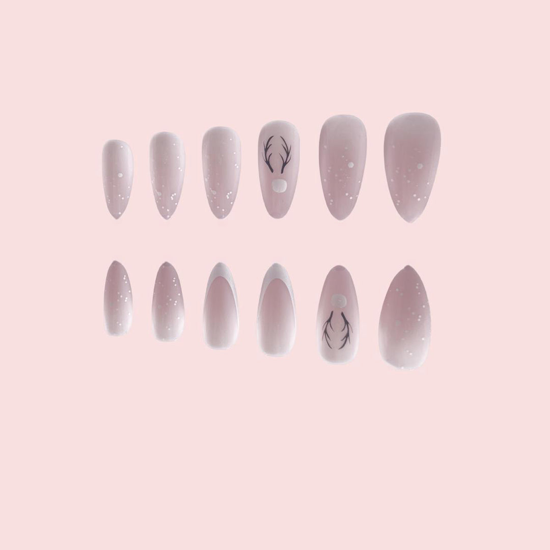Artistic Almond-Shaped Nail Extensions Kalsten