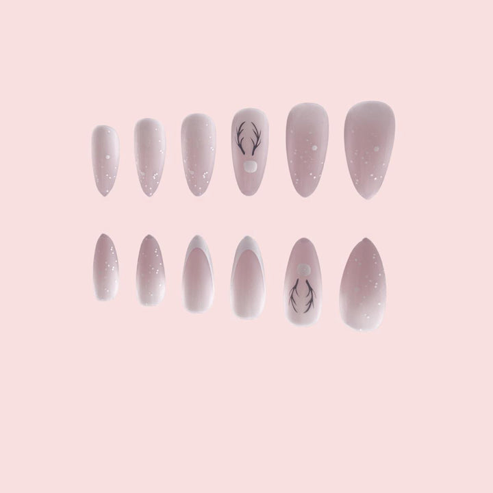 Artistic Almond-Shaped Nail Extensions Kalsten