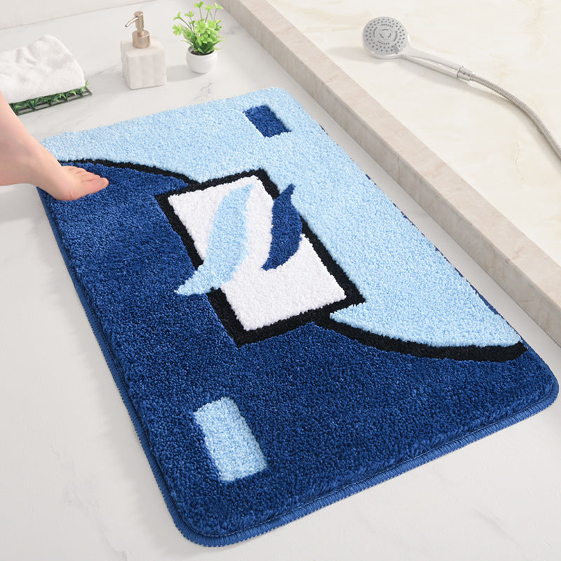 Abstract Pattern Bath Rug