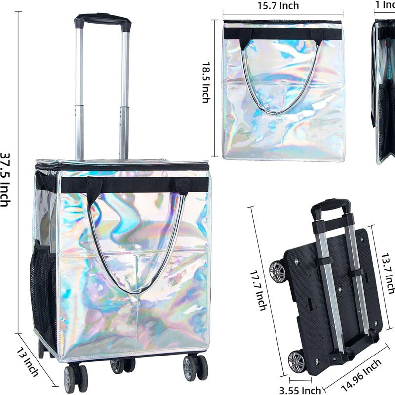 Insulated Rolling Cooler Tote Kalsten