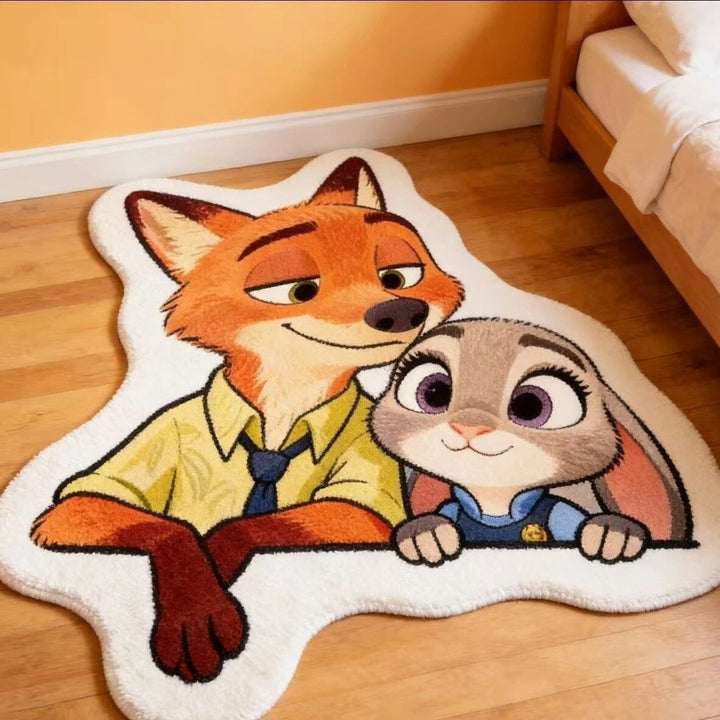 Cute Shapes Cartoon Rug