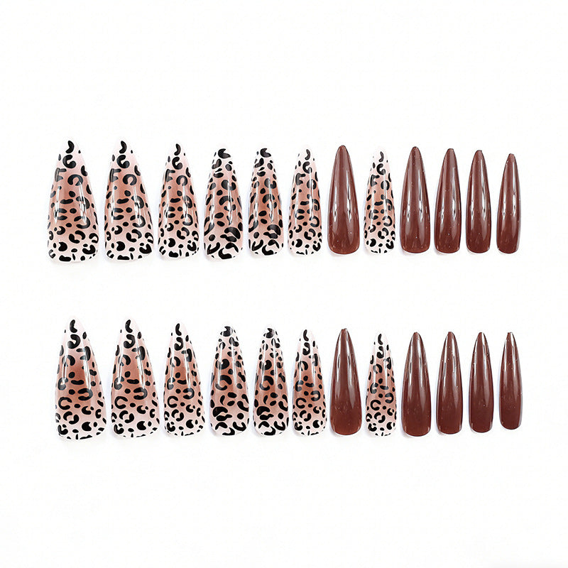Artistic Leopard Print Nail Art Kalsten