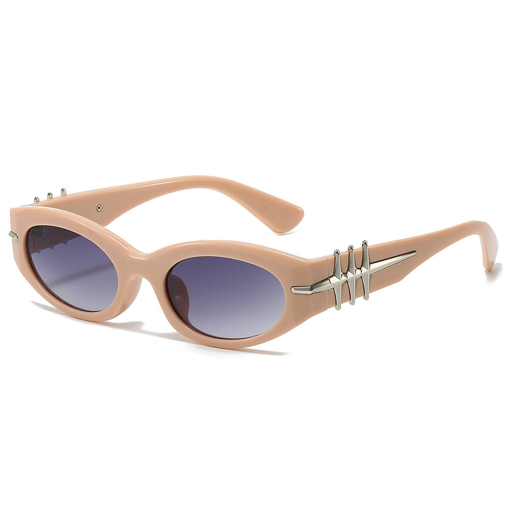 Stylish Elegant Oval Frame Sunglasses Kalsten