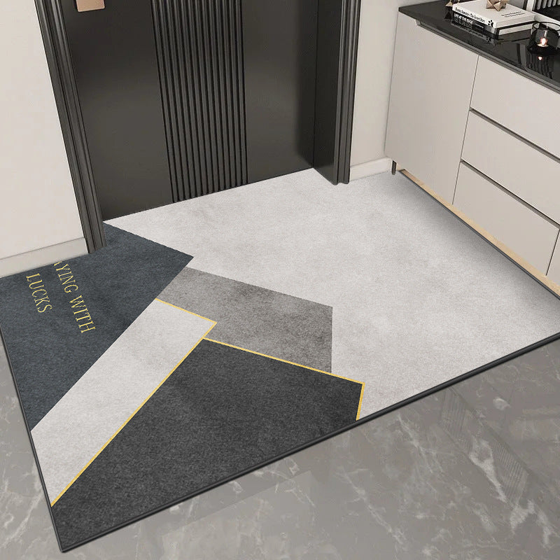 Decorative Half-Circle Entrance Mat