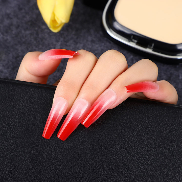 Artificial nails in elegant ombre design Kalsten