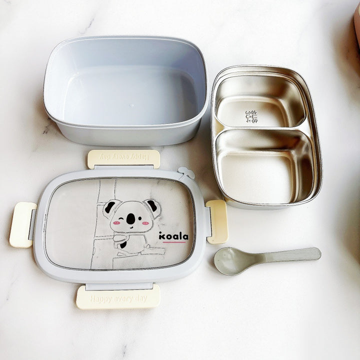 Cute Koala Design Stainless Steel Lunch Container