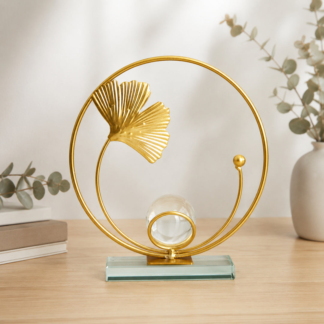 Decorative Leaf-Shaped Candle Holder
