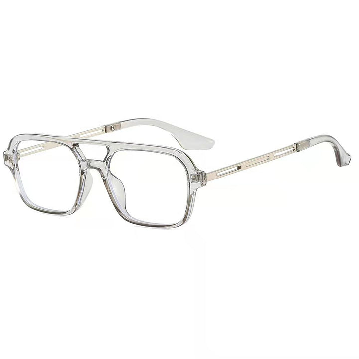 Women's Designer Sunglasses with Elegant Transparent Frame and Yellow Lenses Kalsten