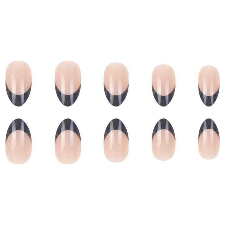 Elegant Stiletto French Tip Press-On Nails Kalsten