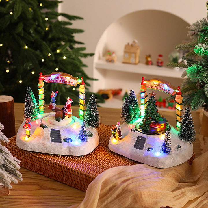 Festive Christmas decoration with lights Kalsten