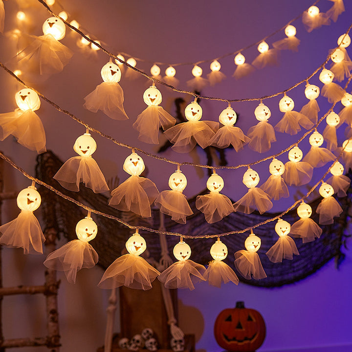 Festive Ghost LED String Lights Kalsten