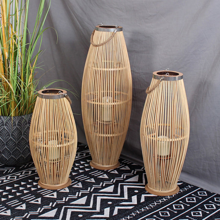 Elegant Rattan Lantern Kalsten