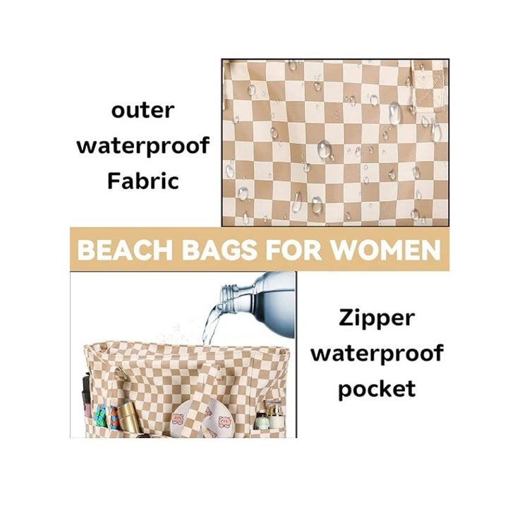 Spacious beach bag with versatile compartments Kalsten