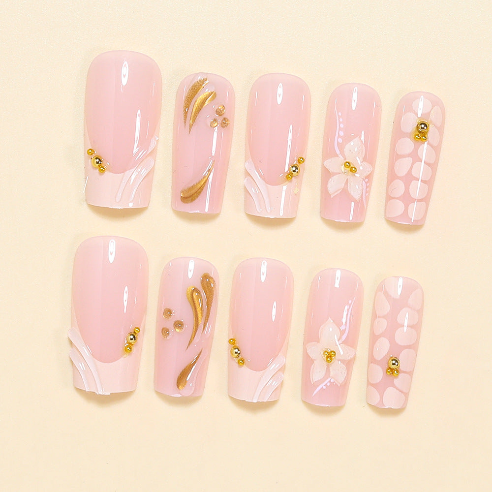 Decorative 3D Floral Nail Art Tips Kalsten