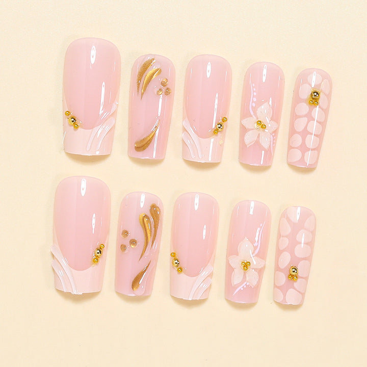 Decorative 3D Floral Nail Art Tips Kalsten