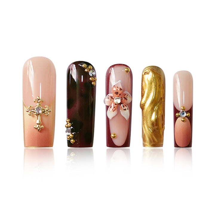 Ornate Press-On Nail Art Extensions Kalsten