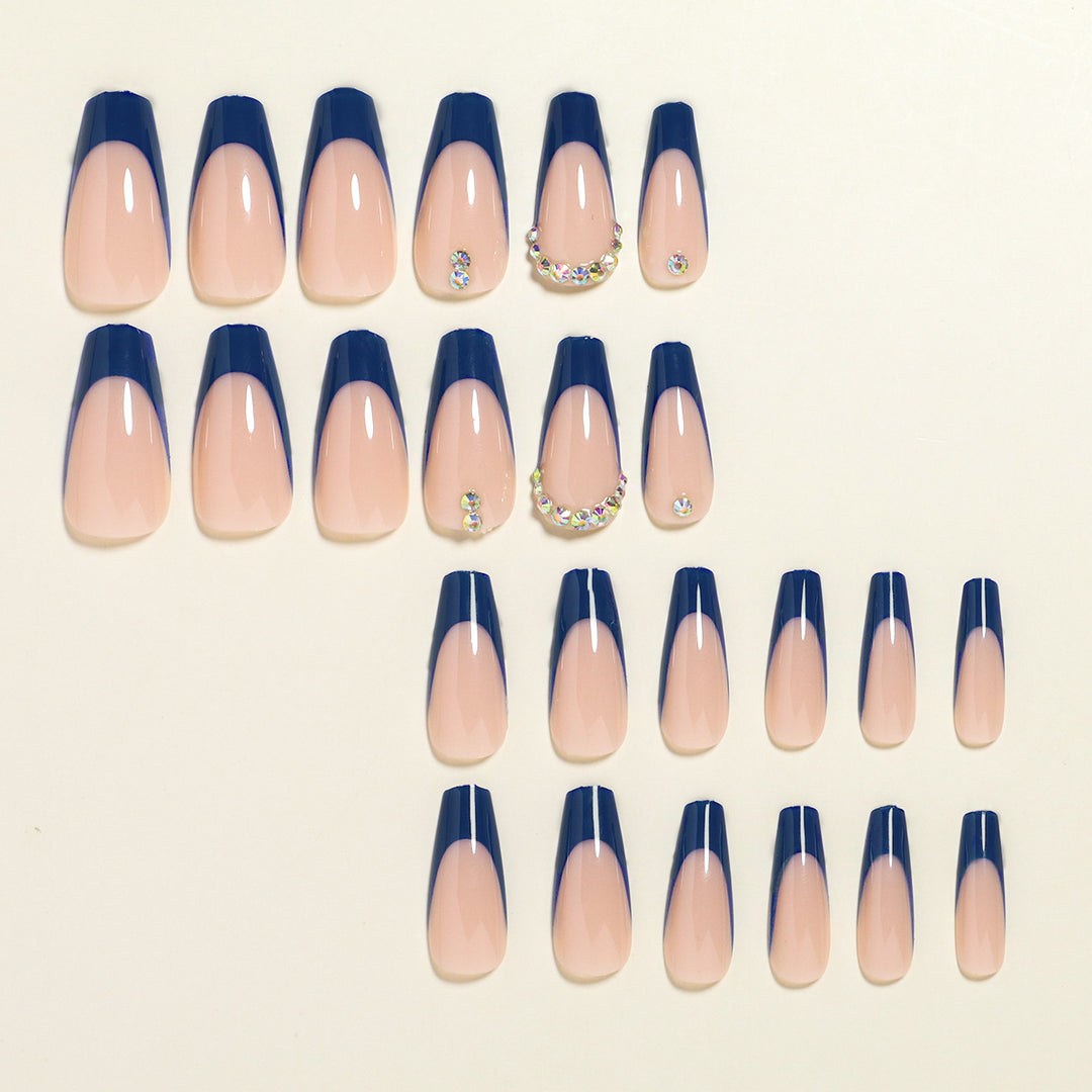 Premium French Tip Press-On Nail Set Kalsten