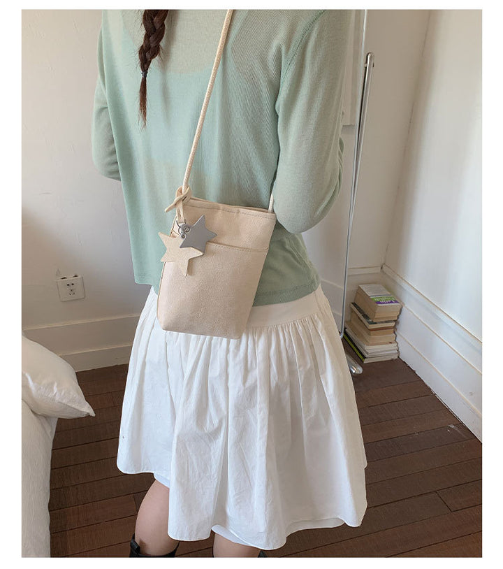 Fashionable shoulder bag with braided shoulder strap Kalsten