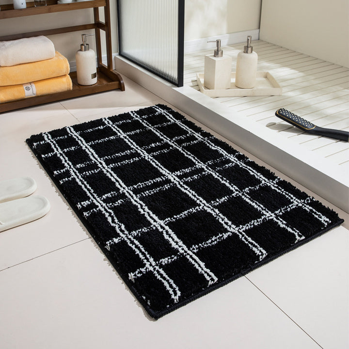 Stylish Soft Plush Bathroom Rug