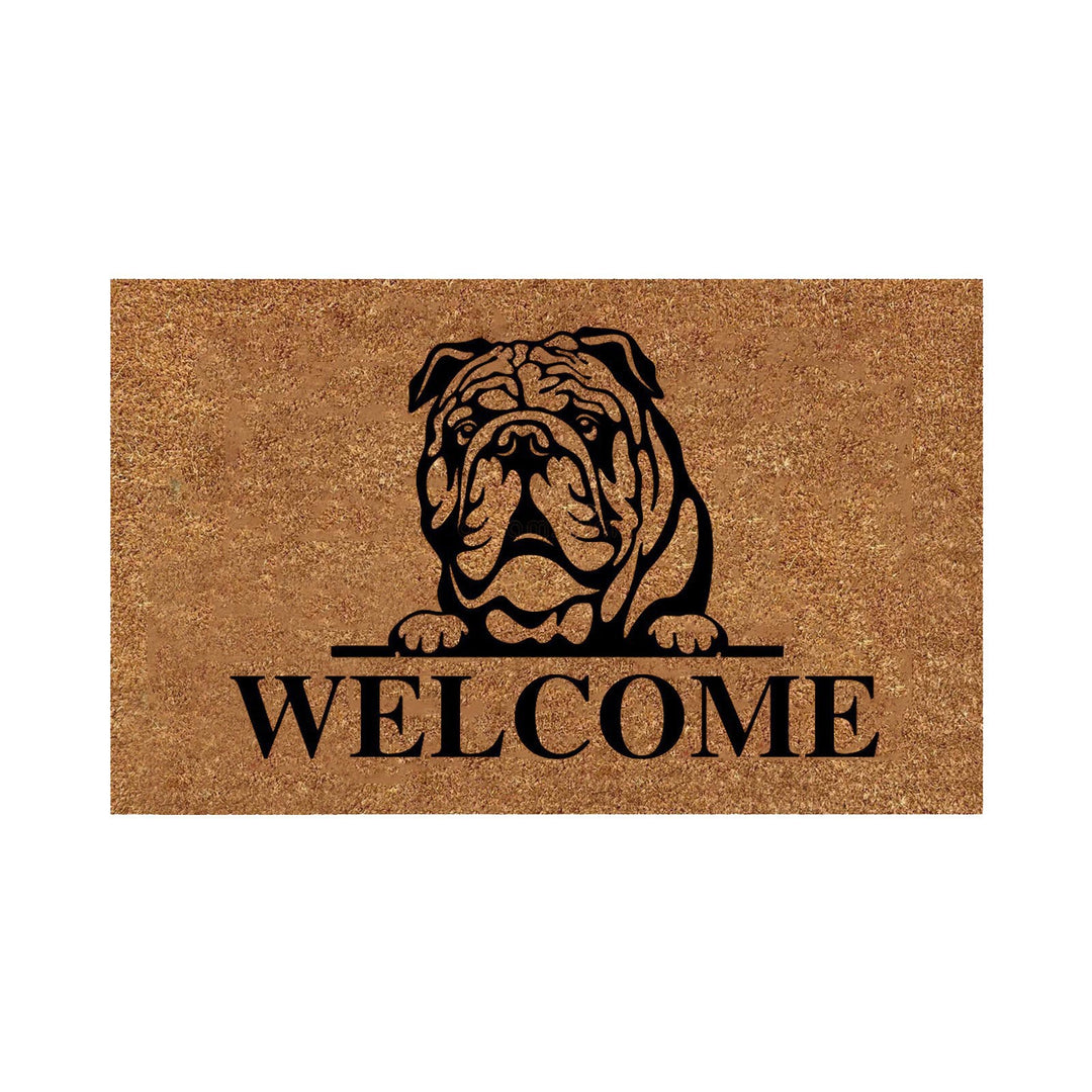 Personalized Holiday Welcome Mat Kalsten