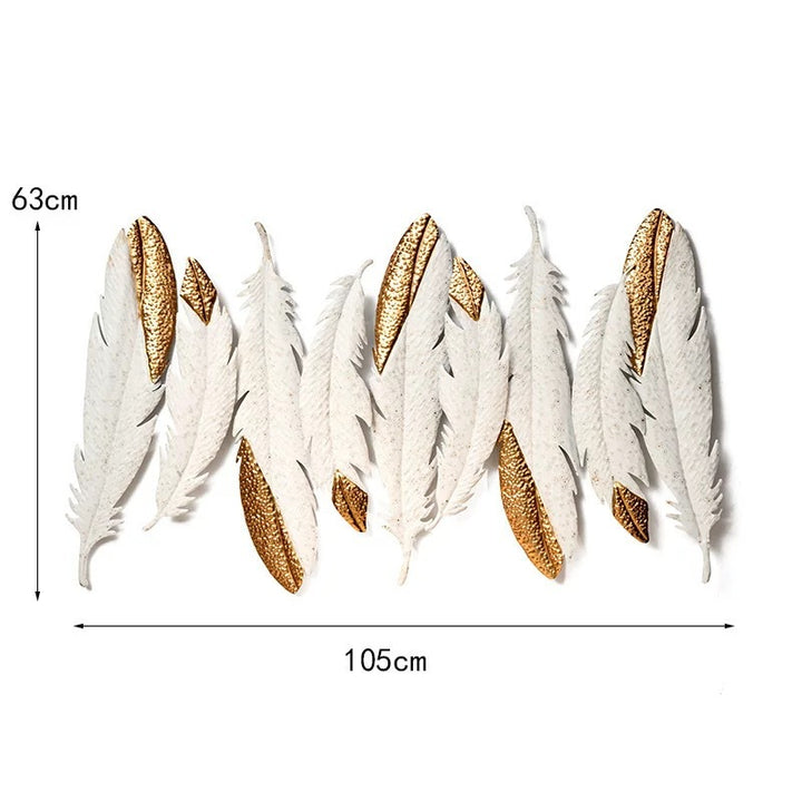 Elegant Feather Wall Art Kalsten