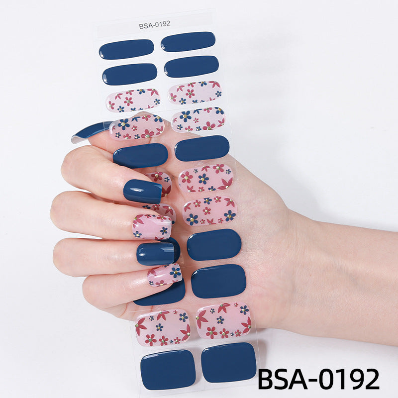 Decorative Floral Nail Wraps