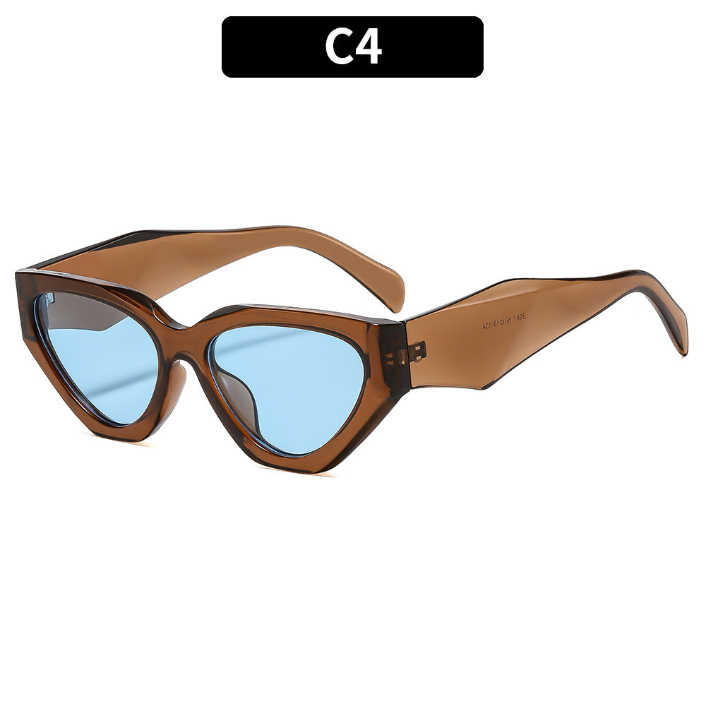 Sculptural Cat-Eye Sunglasses