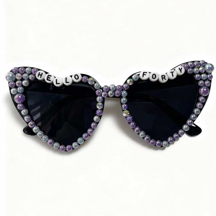Glamorous Heart-Shaped Bridal Sunglasses Kalsten