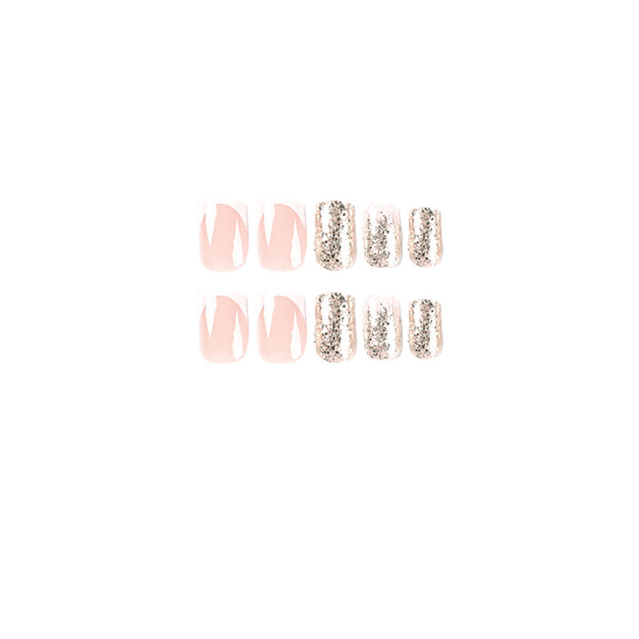 Sparkling nail art with glitter accents Kalsten