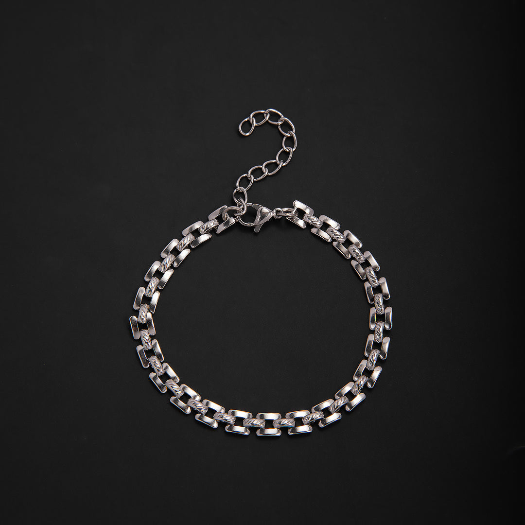 Elegant Geometric Link Bracelet Kalsten