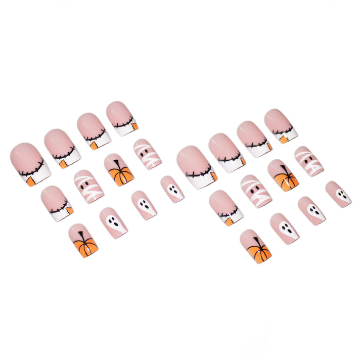 Artistic Halloween-Themed Nail Art Set