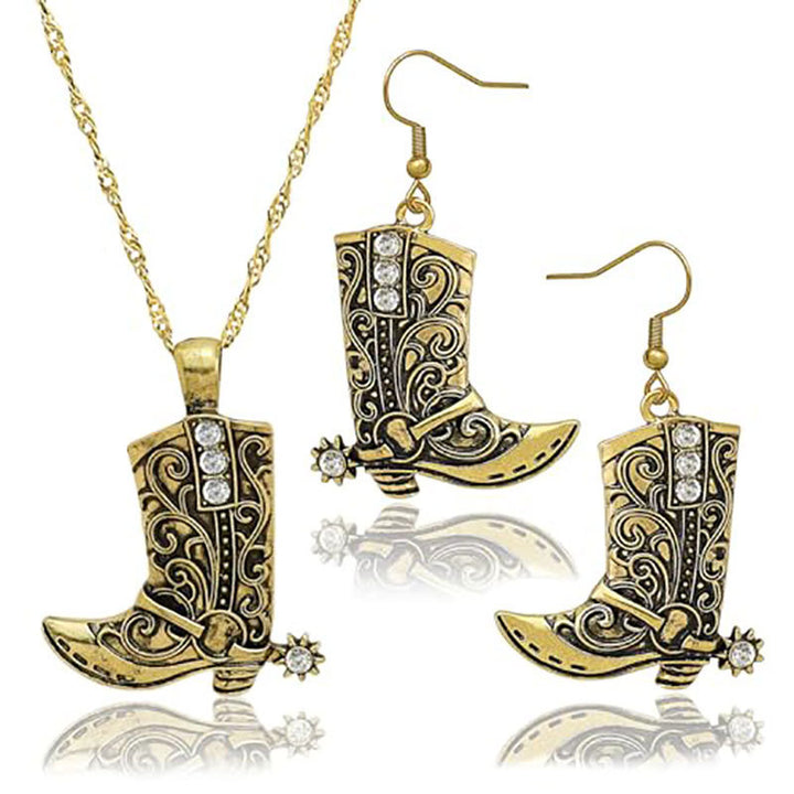 Cowboy Boot Jewelry Set Kalsten