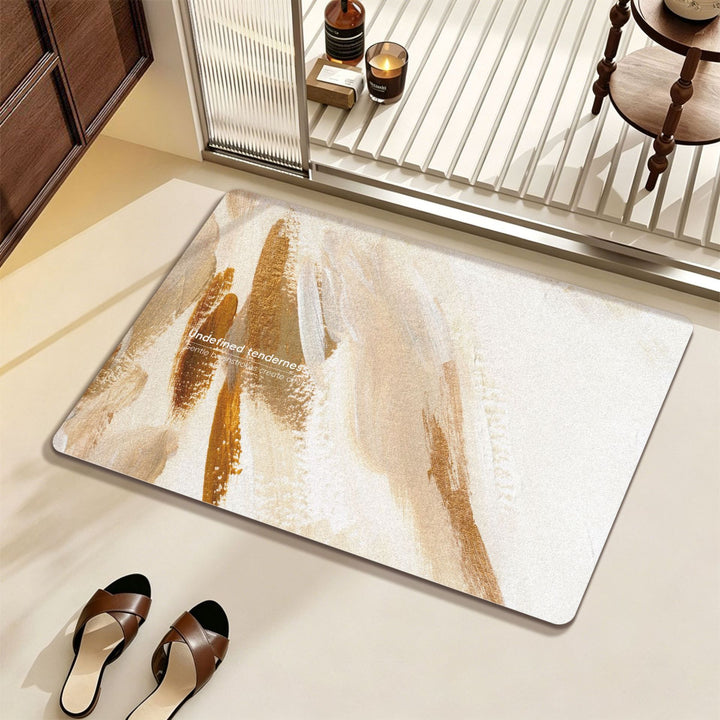Artistic Abstract Bath Mat