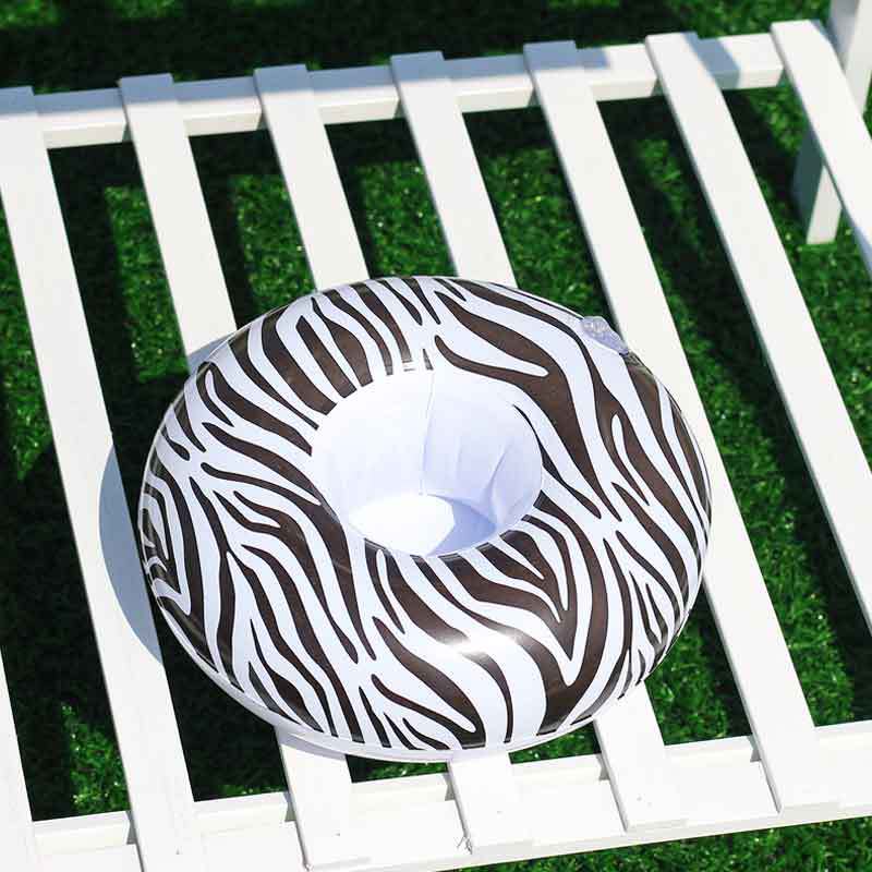 Women Inflatable Swim Ring with Floral Design Kalsten