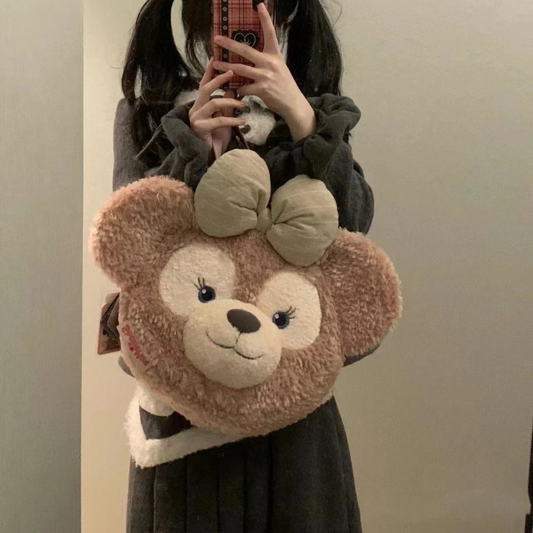 Plush handbag with bear head design Kalsten