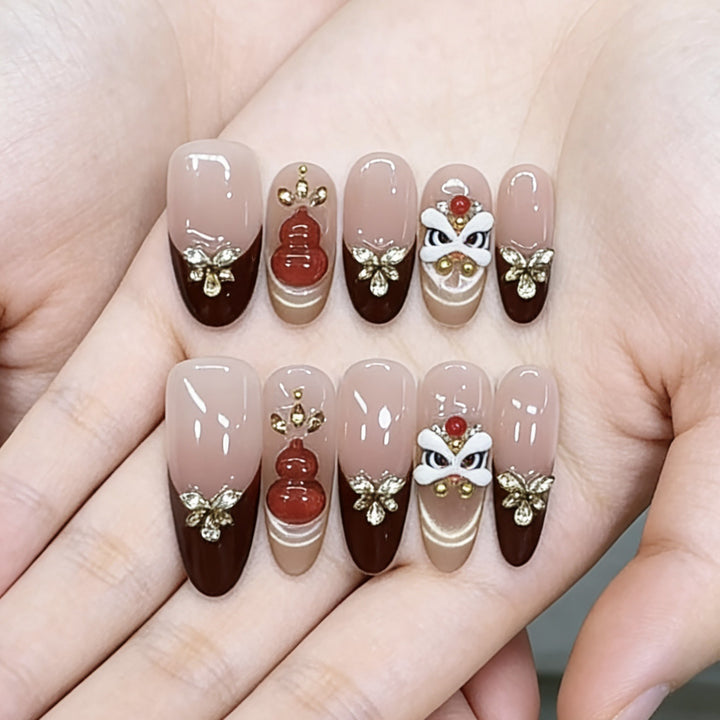 Artistic Themed Press-On Nails Kalsten 1787296084