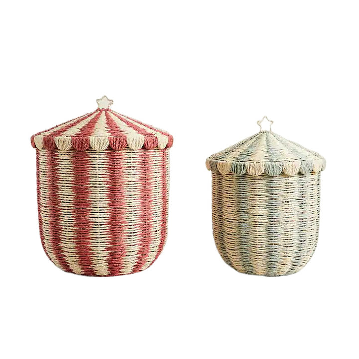 Decorative Woven Storage Canister Kalsten