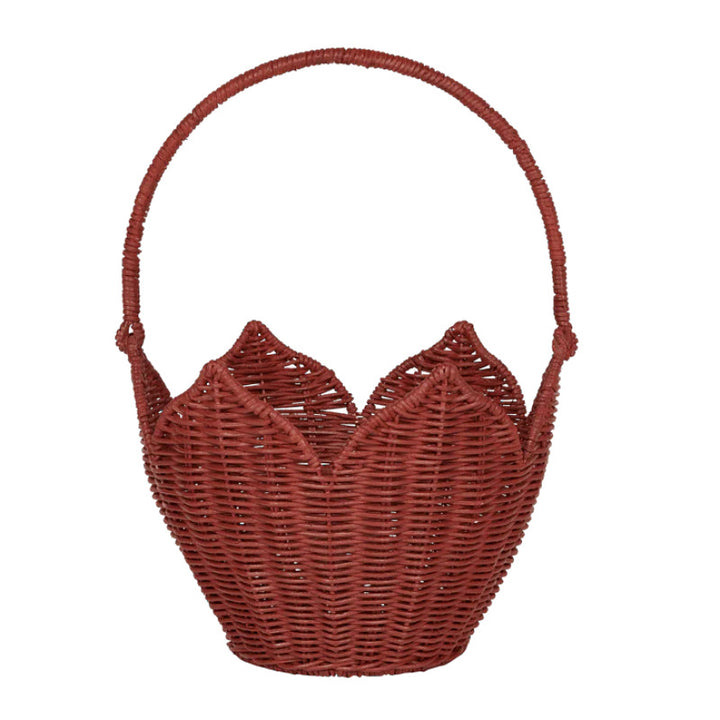 Decorative Woven Handled Basket Kalsten