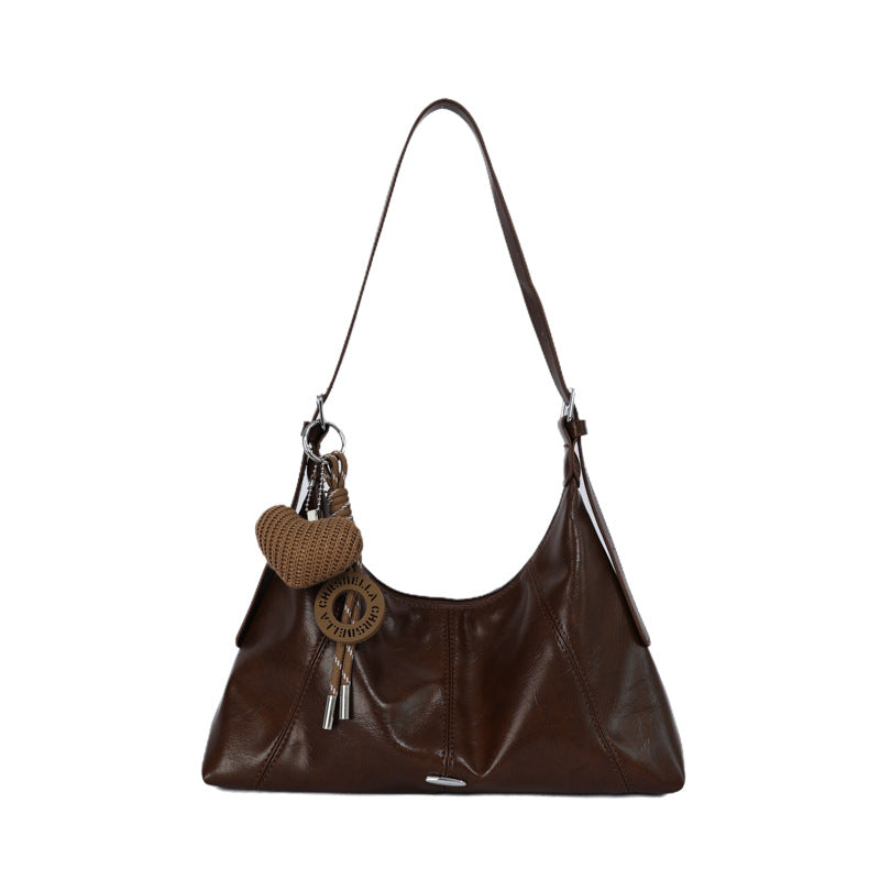 Luxurious Soft Leather Shoulder Bag Kalsten