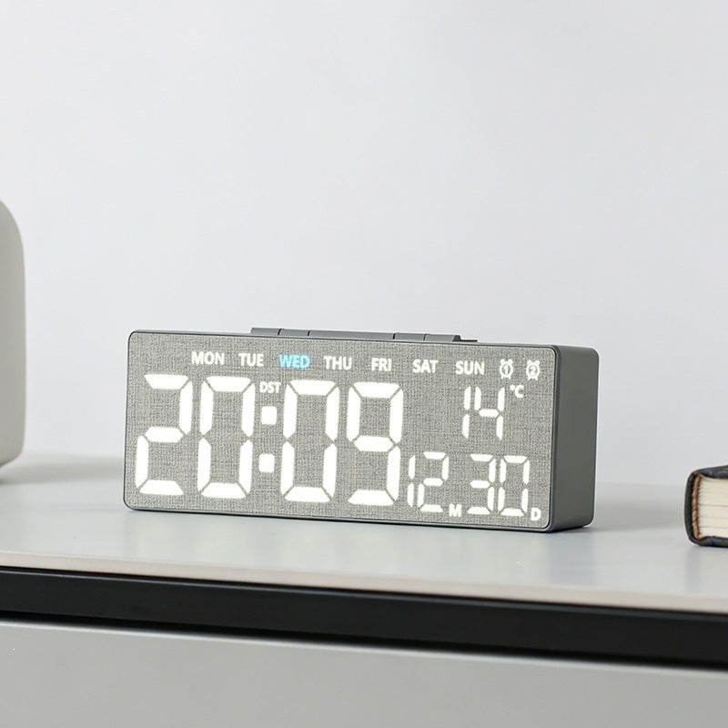 Digital alarm clock with temperature sensor and date display Kalsten