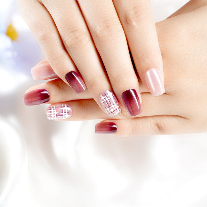 Stylish Gradient Press-On Nail Set Kalsten