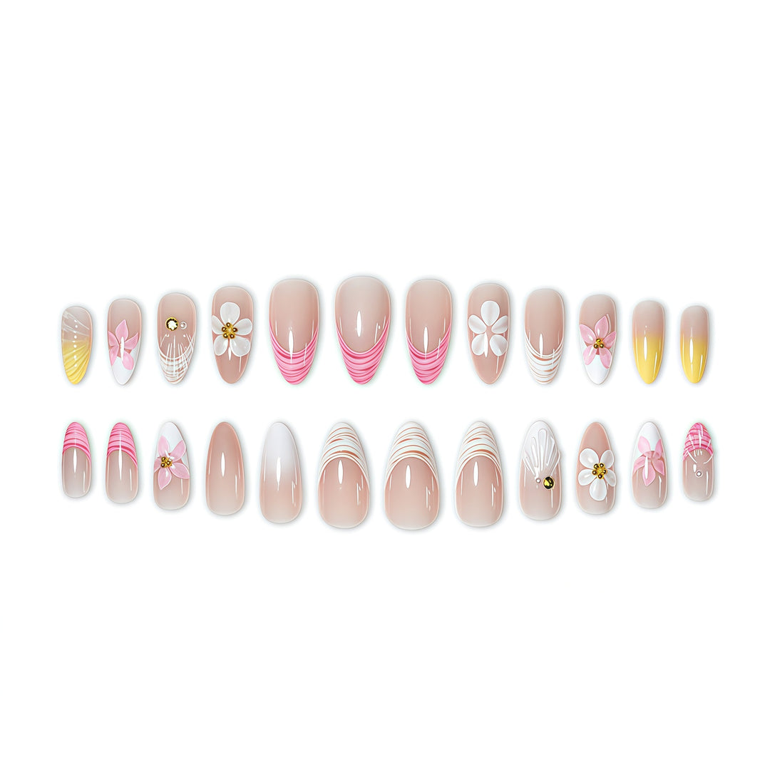 Premium Floral 3D Nail Art Extensions Kalsten