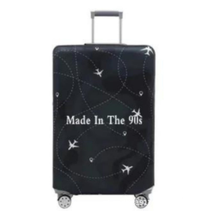 Women's hard shell suitcase with nostalgic airplane design Kalsten