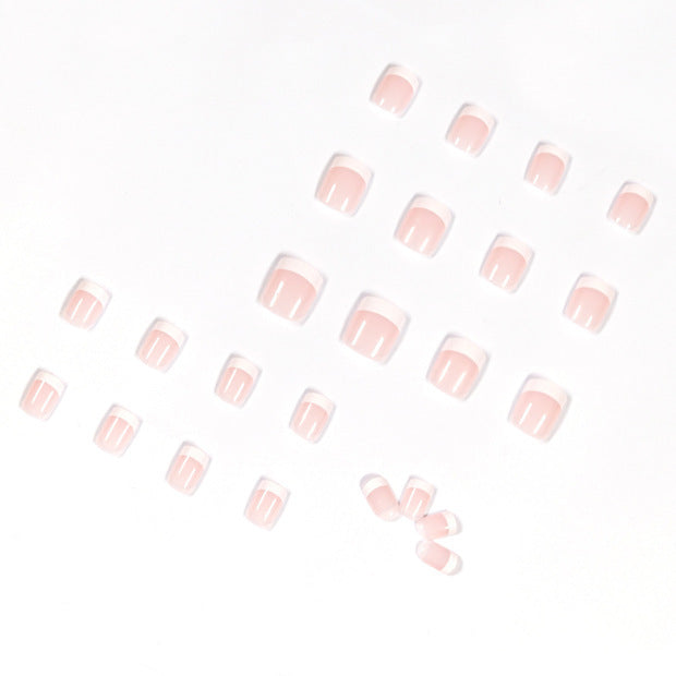 Elegant French Tip Nail Art Set Kalsten