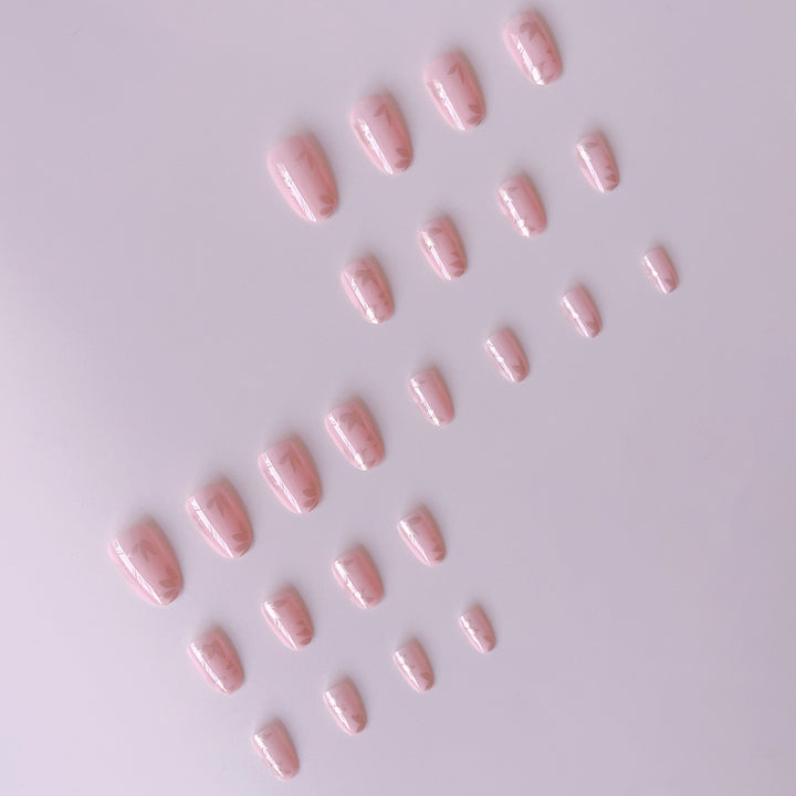 Artificial nail set with elegant leaf design Kalsten