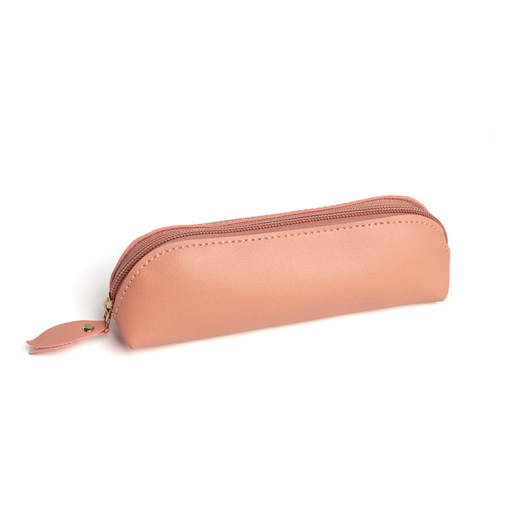 Premium Leather Zippered Pencil Case Kalsten